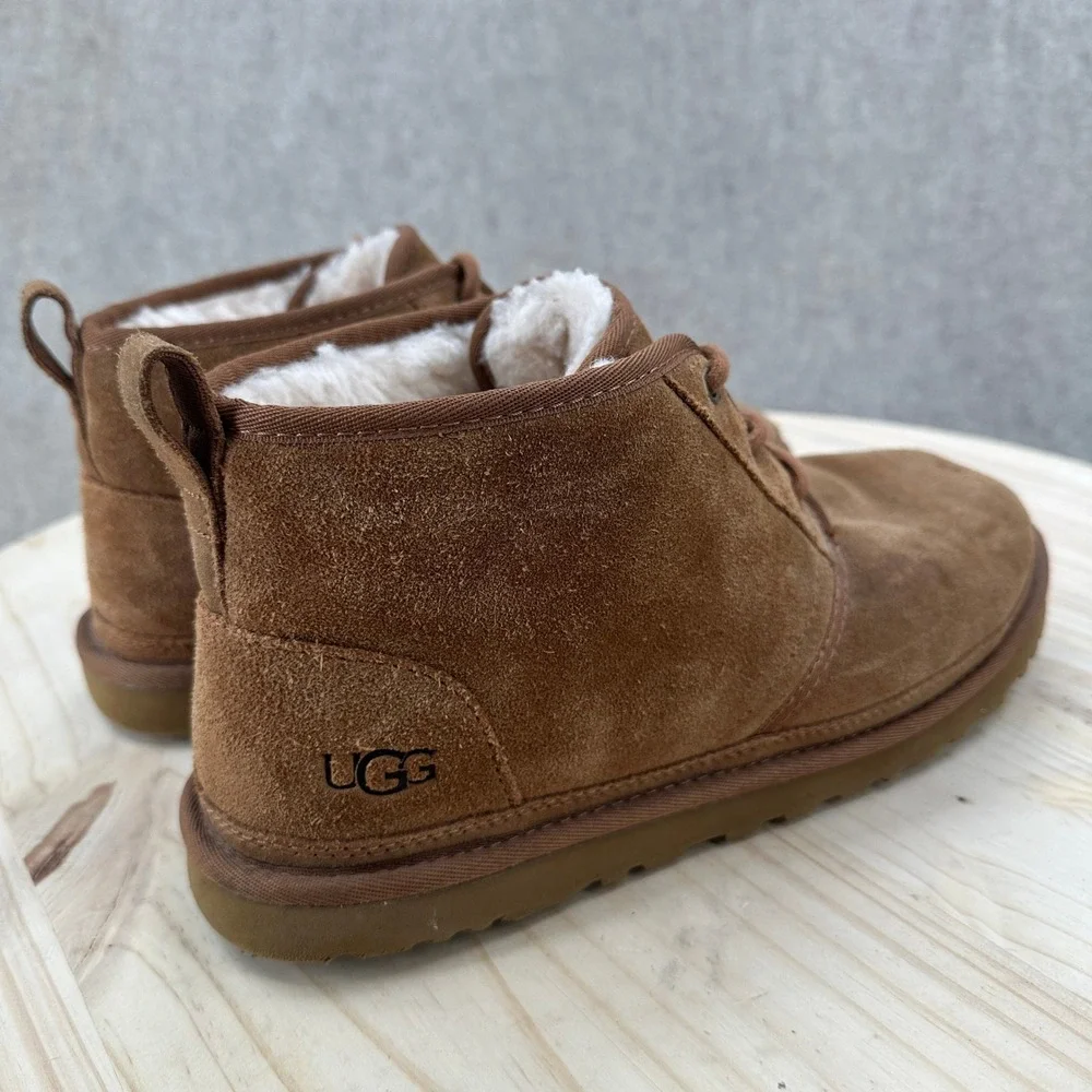 UGG Neumel Chestnut Suede Lace Up Chukka‎ Ankle Boots Mens 11